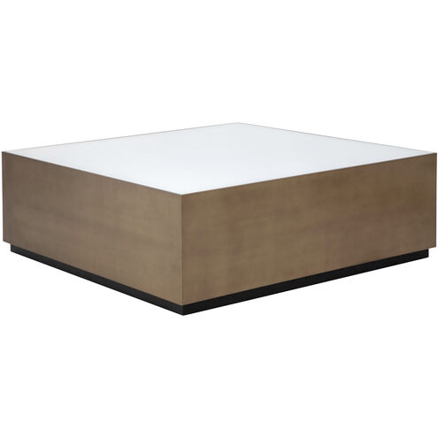 Shiloh 47.25 X 47.25 inch White / Black Coffee Table